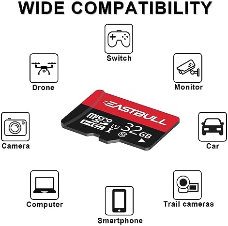 EASTBULL 32GB 10-Pack of Micro SD Card Class 10 UHS-I U1 SDHC SD Cards Pack - Image 4