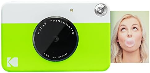 Kodak Printomatic Instant Camera Bundle (Green) Zink Paper (20 Sheets) - Case - Photo Album - Hanging Frames. - Image 2