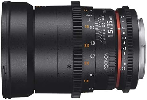 Rokinon Cine DS DS35M-C 35mm T1.5 AS IF UMC Full Frame Cine Wide Angle Lens for Canon EF (Renewed) - Image 2