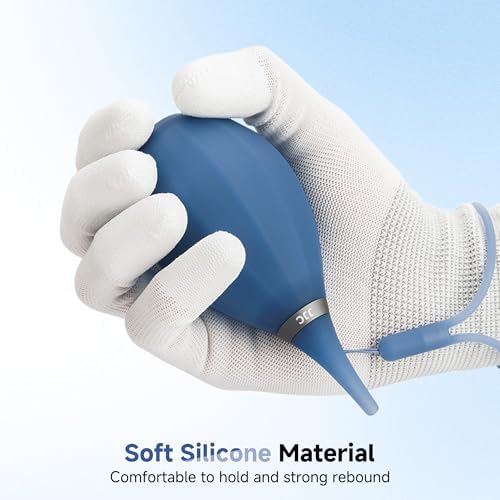 JJC Soft Tip Air Blower for Camera Sensor Lens Filter Cleaning, Light Blue - Image 4