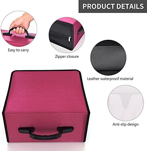 alavisxf xx CD Case, 432 Capacity Nylon Heavy Duty Organizer Wallet for Car - Image 2
