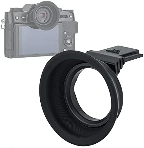 Kiwifotos KE-XT20 Large Soft Silicon Camera Eye Cup Eyepiece for Fuji X-T30 X-T20 X-T10, XT30 Eyecup Eye Piece, Hot Shot Eyecup Viewfinder, Eyeglass Users, Compatible with Fujfilm X-T30 X-T20 X-T10 by Fotasy