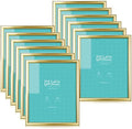 LaVie Home 8x10 Picture Frames (12 Pack, Gold) Simple Designed Photo Frames for Wall Mount Display, Set of 12 Classic Collection by LaVieHome