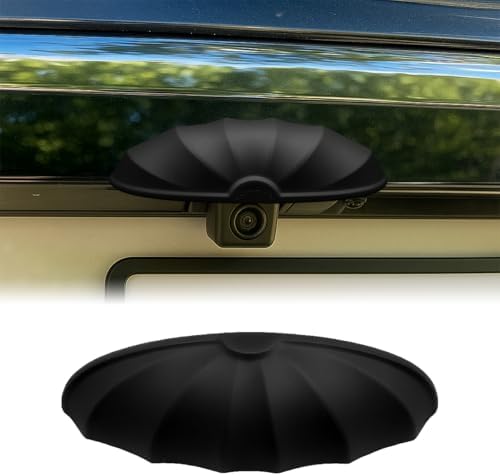 YoRise Car Rear View Camera Protection, Silicone Anti-Rain Waterproof Reversing Camera Cover for Clear Image, Automotive Backup Cameras Modification Accessories for Car, Truck (Black) by Unknown