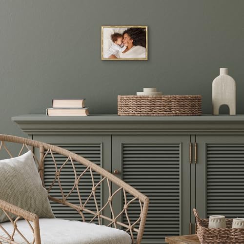 Americanflat 5x7 Bamboo Picture Frame - Metal - Gold - Image 6
