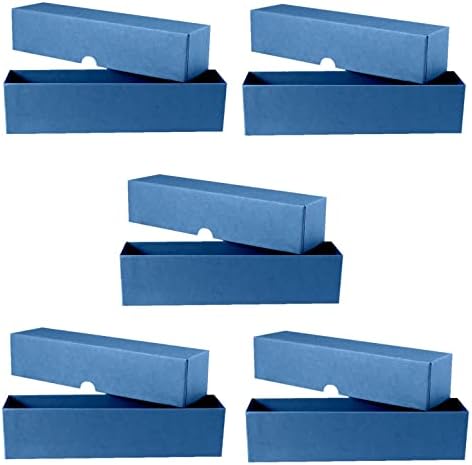 Guardhouse 8½" Single Row Storage Box for 2 x 2 Paper and Plastic Coin Holders in Nickel Blue Bundle of 5 by Guardhouse