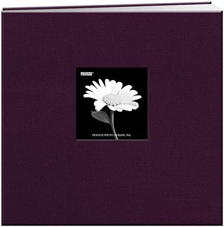 Pioneer Fabric Frame Post Bound Album 12"X12" - Sweet Plum by PioneerPhotoAlbums