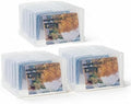 novelinks 6 Pcs 4"x6" Plastic Photo Storage Boxes with Tray (Clear 3Pack) by novelinks