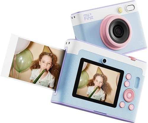 myFirst Insta Lux Instant Print Camera, Instant Print Camera, Cotton Candy by myFirst