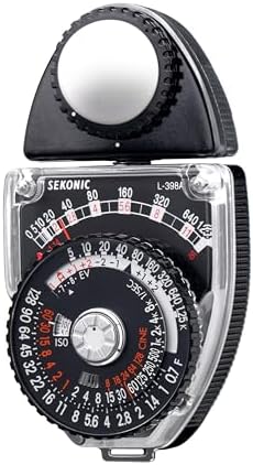 Sekonic L-398A Studio Deluxe III Analog Light Meter, Battery-Free Incident & Reflected Ambient Meter with Amorphous Photocell, Swivel Head, Full Dial Readout for Photography & Cinematography - Image 3