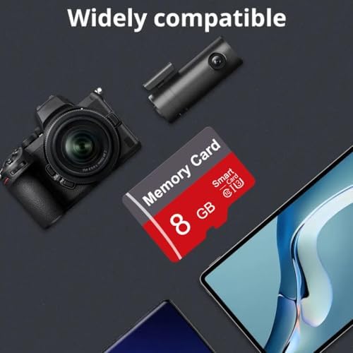 2 Pack Memory Card 8GB with Adapter, High Speed TF Card, UHS-I C10 A1 Memory TF Card for Tablet/Mobile Phone/Camera/Car Audio/Game Console (8, GB) - Image 5