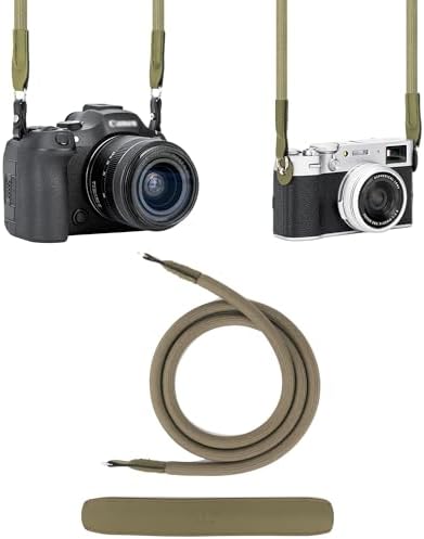 JJC 115cm Braided Rope Neck Shoulder Strap for Nikon Z50 Z5 Z6 Z7 Z8, Green by JJC