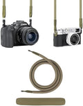 JJC 115cm Braided Rope Neck Shoulder Strap for Nikon Z50 Z5 Z6 Z7 Z8, Green by JJC