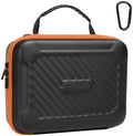 MOSISO Camera Case, Hard Travel Carrying Action Camera Case, Black & Orange by MOSISO