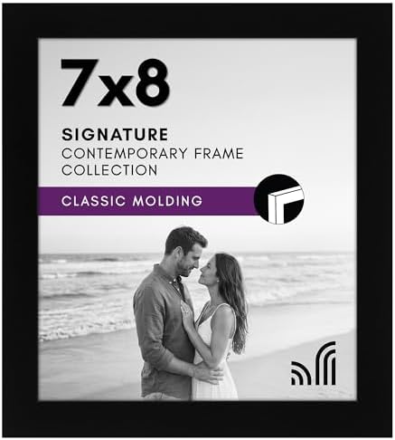 Americanflat 7x8 Picture Frame - Engineered Wood - Black by Americanflat