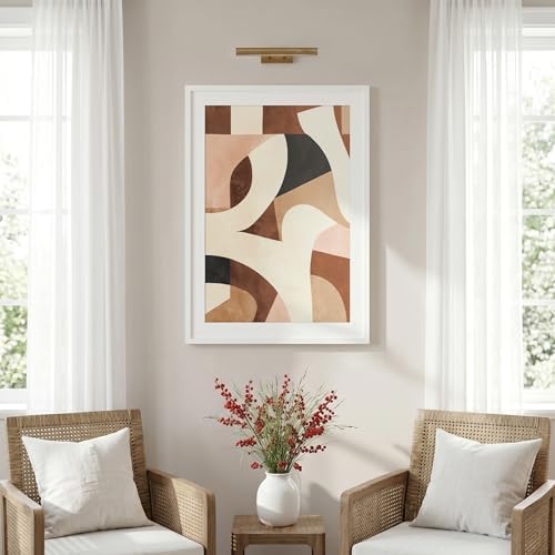 Americanflat 24x34 Poster Frame - Matted to 20x30 - Slim Molding - White - Image 7
