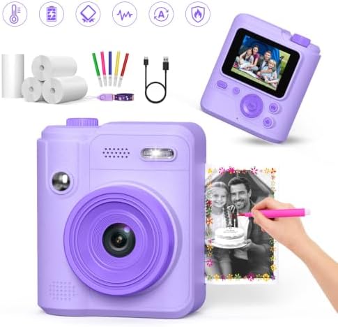 Gofunly Kids Camera Instant Print: Birthday Gifts for Age 4-10 Girls Boys - Image 7