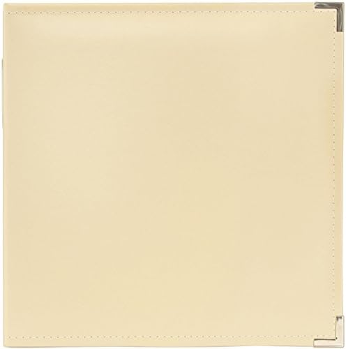We R Memory Keepers 8.5x11 Vanilla Photo Album, Protect Memories and Photos, Soft, Acid-free Faux Leather, Classy Decorative Spine Label, Snag-free Rings, Includes 5 Page Protectors - Image 2