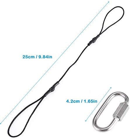 SourceTon 4 Packs Camera Tether Safety Strap, Camera Strap for DSLR Camera and Mirrorless Professional Cameras - Image 6