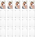 20 Pack Acrylic Fridge Magnetic Frame, Double Sided Clear Frameless Refrigerator Magnet Photo Picture Frame for Fujifilm Instax Mini, 2.36 x 3.54 Inch by Unknown