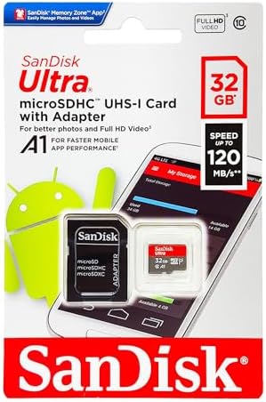SanDisk 32GB Ultra microSDHC UHS-I Memory Card with Adapter - 98MB/s, C10, U1, Full HD, A1, Micro SD Card - SDSQUAR-032G-GN6MA - Image 3