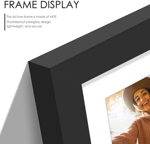 DUENPY 10.5x13 5 Opening Collage Frame For 5 3.5x5 Photos Black - Image 5