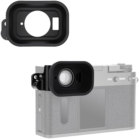 JJC Long Soft Rubber Eyecup Eyepiece for Fuji X Half XHalf Camera, Black by JJC