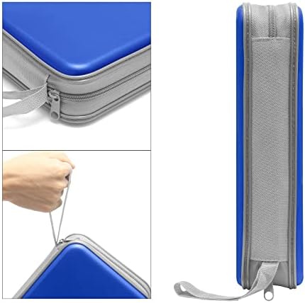 Siveit CD DVD Cases 96 Capacity Disc Storage Binder for Car(Blue) - Image 3