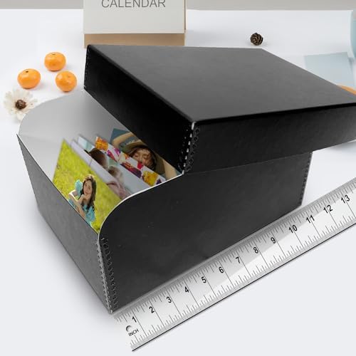 Lineco 4x6 Photo Storage Box, with 12 Envelope, 5.5x7.5x11, Black, 2 Pack - Image 4