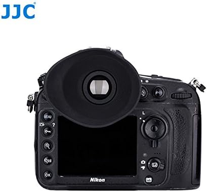 JJC EN-DK19G Large Eye Cup, Ergonomic Oval Soft TPU Rubber Eye Piece, D850 Eyecup Viewfinder, DK19 Replacement, 80 * 66 * 43mm, Compatible with Nikon D850 D810 D800E D800 D500 D3 D3S D3X D4 D4S D5 Df - Image 4