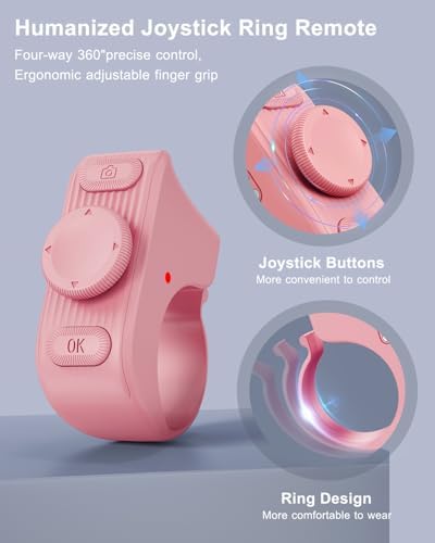 duskeep Bluetooth Scrolling Ring for TikTok, Camera Shutter, Charging Case - Image 4