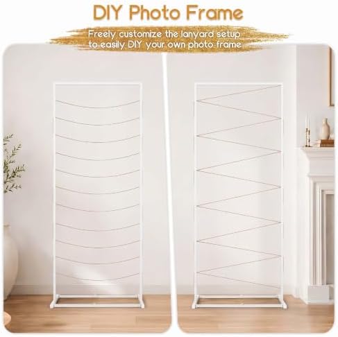 Photo Display Board with Clips & Rope for Graduation, Weddings - Image 4