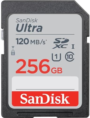 SANDISK 256GB Ultra SDXC UHS-I Memory Card - 120MB/s, C10, U1, Full HD, SD Card - SDSDUN4-256G-GN6IN [Older Version] by Unknown