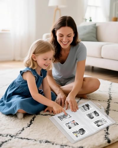 OTJ 12 Rolls Instant Print Camera for Kids Refill Thermal Print Paper Rolls - Photo Album 2.5x3.5 Picture Holder Book Holds 120 Horizontal Photos DIY Picture Albums - Image 6