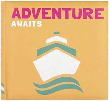 MCS Adventure Awaits Orange Photo Album, 200-Pocket, 4x6, 12x12 Pages by MCSIndustriesInc