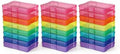 novelinks 24 Pack 4"x6" Photo Storage Boxes and Picture Organizer (Color) by novelinks