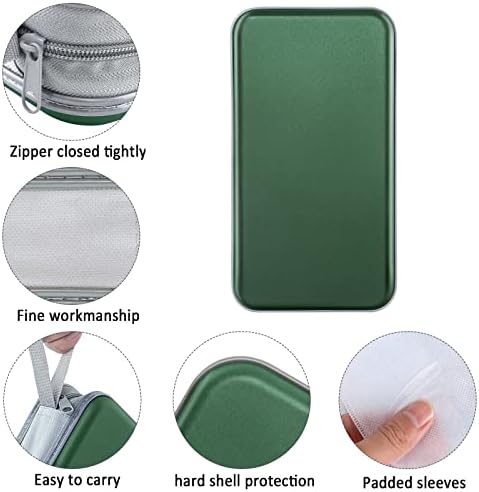 Siveit CD DVD Cases 96 Capacity Disc Storage Binder for Car(Dark Green) - Image 2
