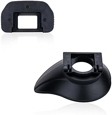 JJC Silicone Eyecup Viewfinder for Canon 6D Mark II 5D Mark II 80D, 2-Type - Image 2