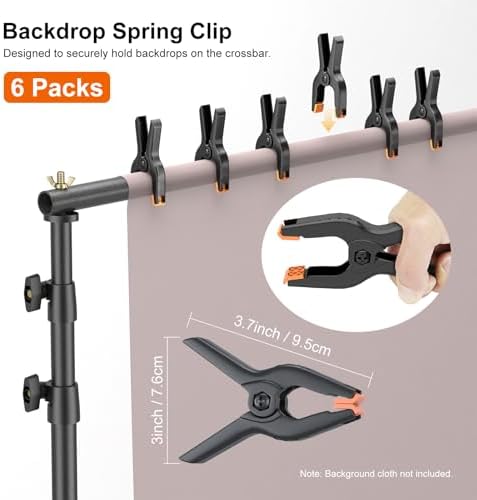 LINCO Lincostore Backdrop Stand Kit 9.4x8.3ft(WXH) for Party Photography - Image 5