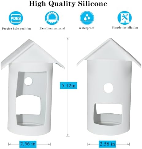 Silicone Cover Protective Case Compatible with Ring Outdoor Cam Plus - Image 6