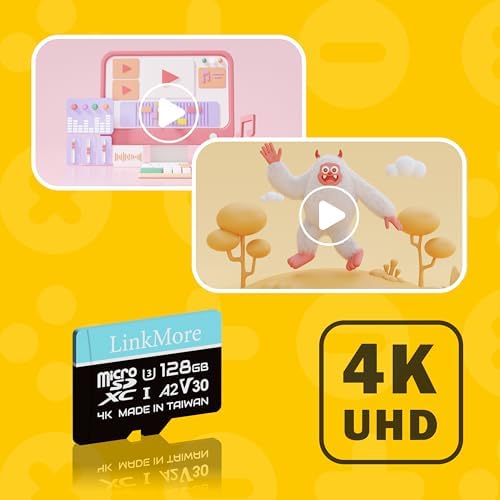 LinkMore XV23 Lite 128GB Micro SD Card, A2 U3 V30, Up to 100MB/s - Image 3