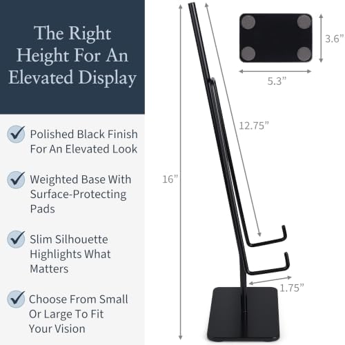 Airy Abode Tabletop Easel Set, Small and Large Black Metal Stands - Image 5