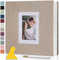 Photo Album Self Adhesive Pages Large 13.2x12.8 Khaki 40 Pages by Semfalbuums