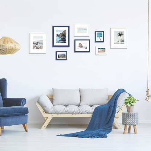 11x14 Picture Frame Set of 4 with Real Glass, Wall Mount - Image 5