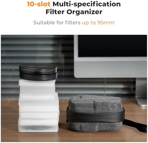 K&F CONCEPT 10 in 1 Lens Filter Case, Filter Bag Up to 95mm - Image 6