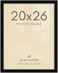 Americanflat 20x26 Poster Frame - Engineered Wood - Black by Americanflat