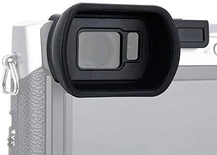 JJC Kiwifotos KE-X100FL Large Soft Silicon Camera Eye Cup Eyepiece for Fuji X100F, X100F Eyecup, X100 F Eye Piece, Hot Shot Eyecup Viewfinder, 46 * 41mm, Eyeglass User, Compatible with Fujfilm X100F - Image 5