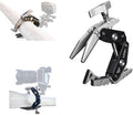 HEIPI C100 Super Clamp, Max Clamping 3.93" with 1/4"-20 & 3/8"-16 Screw | 2-in-1 clamp & stand design. Max clamping 3.93"/10cm.Compatible with phone, action camera, DSLR. Universal tripod accessories by HEIPIVision