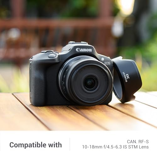 JJC EW-53B Lens Hood for Canon RF-S 10-18mm f/4.5-6.3 is STM Lens - Image 2
