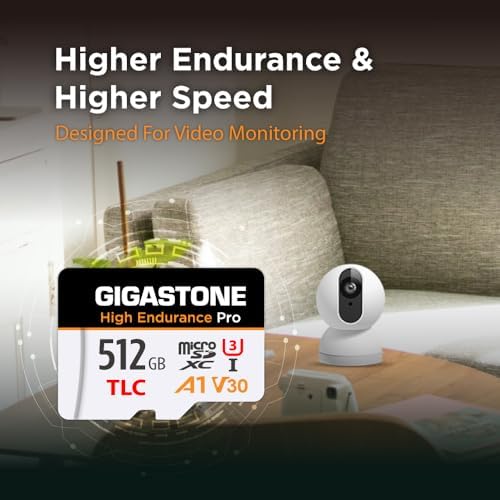 [5-Yrs Free Data Recovery] GIGASTONE 512GB Micro SD Card, TLC High Endurance Pro, Speed Up to 140/120 MB/s, Compatible with REDTIGER Rove VIOFO VANTRUE PRUVEEO Dash Cam, MicroSDXC UHS-I A1 V30 U3 - Image 6